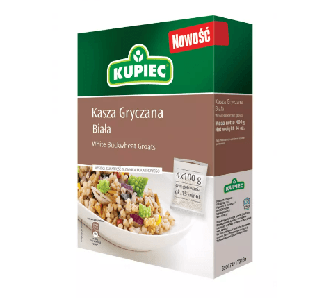 Kupiec Kasza Gryczana Biala 4*100g