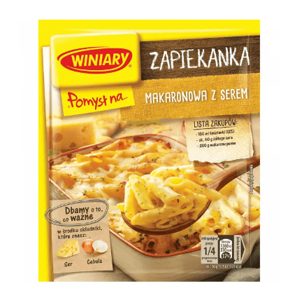 Winiary Fix Pomysl Na... Zapiekanke Makaronowa Z Serem 47g