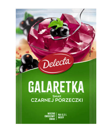 Delecta Galaretka Czarna Porzeczka 70g