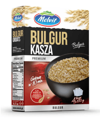 Melvit Gryn" Bulgur Kasza" (100 g x 4 stk)