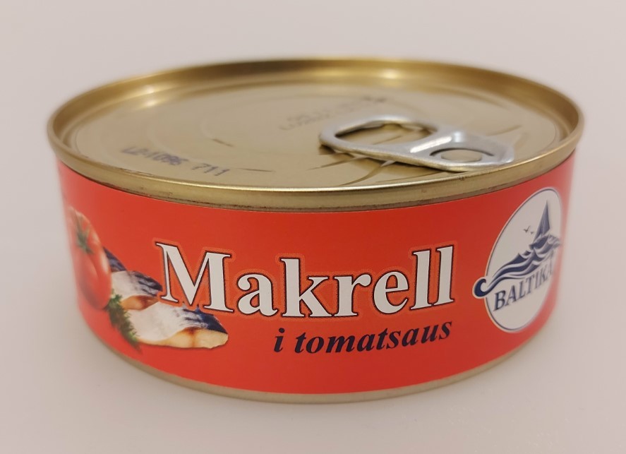 MAKRELL I TOMATSAUS BALTIKA 240G