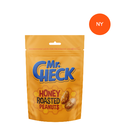 Honning ristede peanøtter Mr.Check 150g