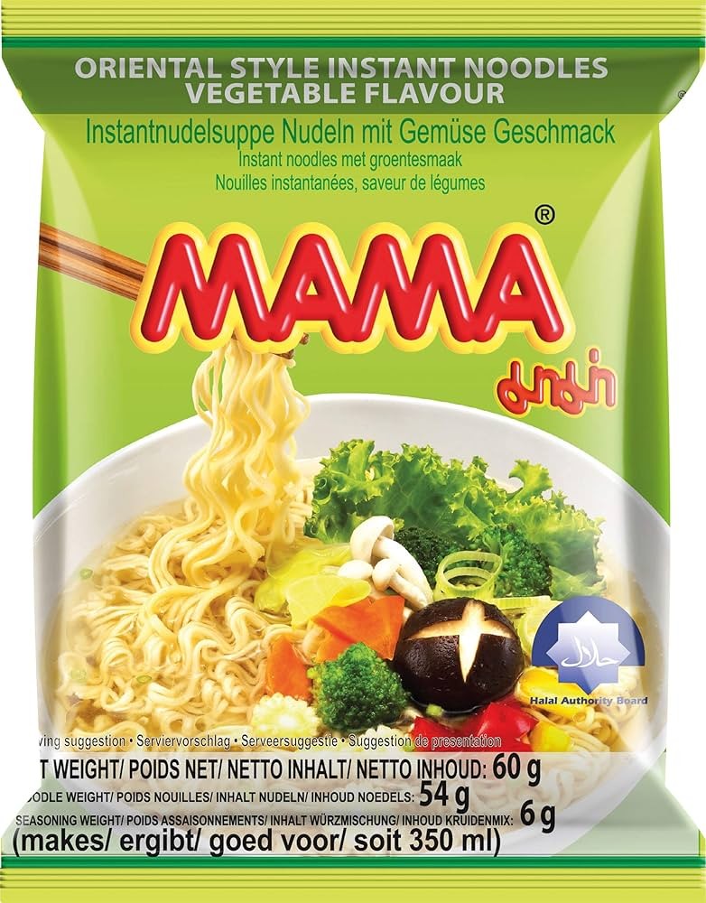 MAMA Istant noodle vegetable flavor 30 * 60 g