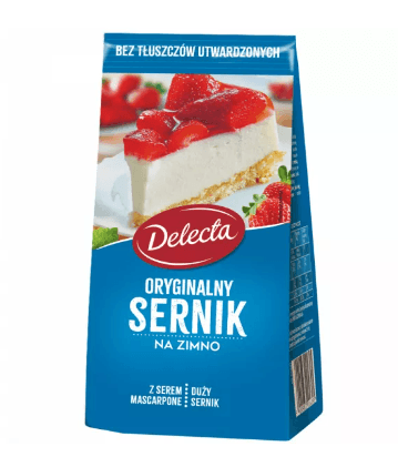 DELECTA CIASTO SERNIK NA ZIMNO ORYGINALNY 154G