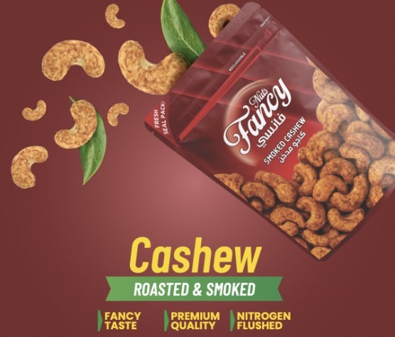 Fancy Smoked Cashew Nuts Bag - 125gr