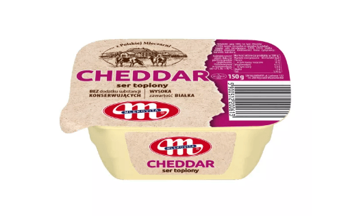 SEREK TOPIONY DO SMAROWANIA CHEDDAR 150G MLEKOVITA