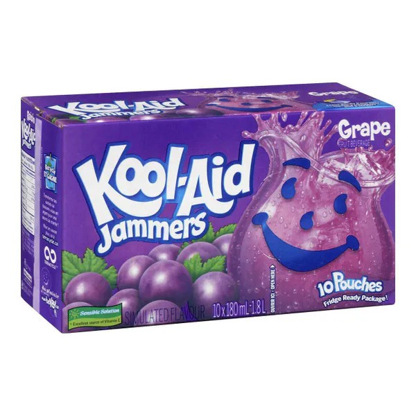 Kool Aid Jammers Grape 177ml