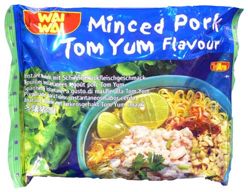 WAI WAI Noodle minced pork tom yum 60g