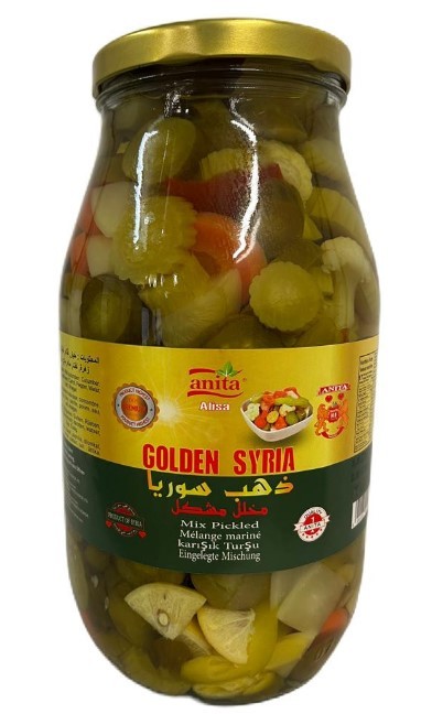 Anita Golden Syria Mix Pickles  2750gr.