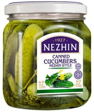 Nezhin konservert agurker "Nezhin style" 450 g - Ukraina -