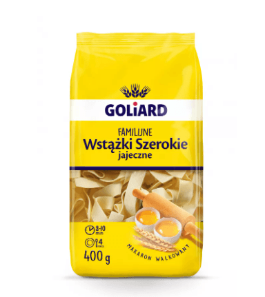 Goliard Makaron Familijne Wstazki Szerokie 400g - Polen -