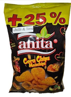 Anita Chili &amp; Misket Limonu Aromalı Cips 80gr