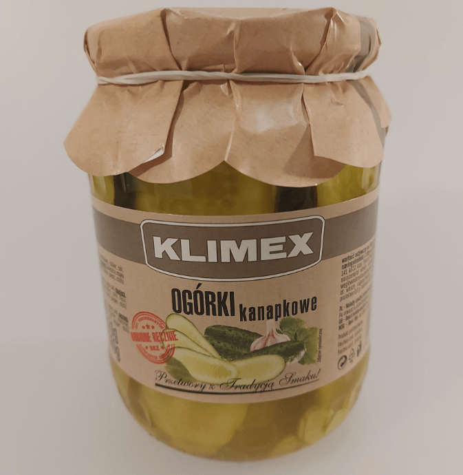 OGÓREK KLIMEX W PLASTRACH 670G