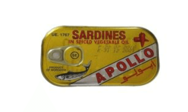 Sardiner Apollo Med Chili 125gr