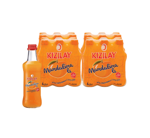 KIZILAY MINERALVANN MANDALINA 24*200 ML