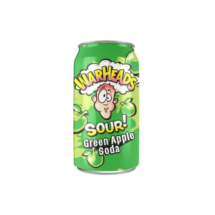 Warheads Green Apple Soda 355 Ml