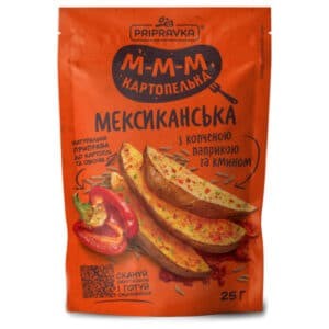 Pripravka Krydder for poteter "Meksikansk" med røkt paprika og spisskummen 25 gr - Ukraina -