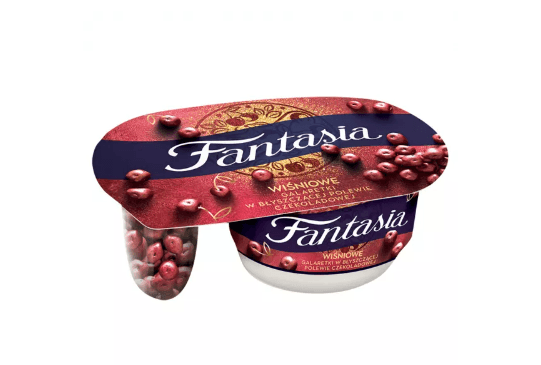 FANTASIA YOGURT WITH CHERRY JELLY 105G DANONE