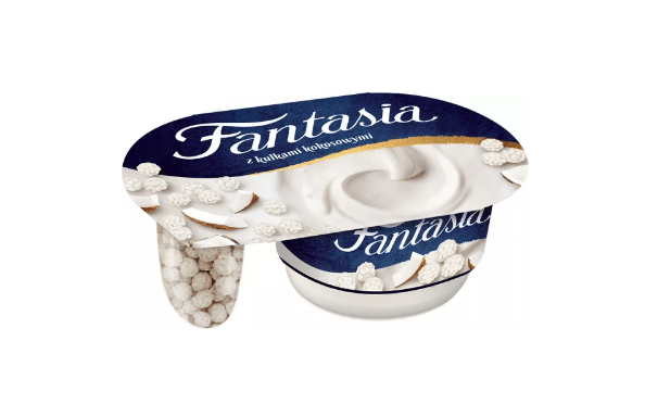 FANTASIA WHITE YOGURT WITH COCONUT BALLS 98G DANONE