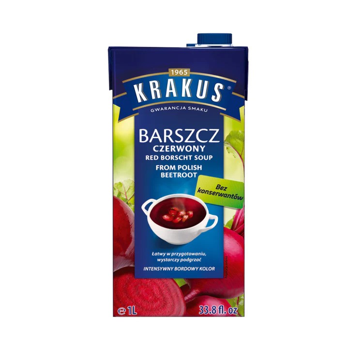 900 Krakus Polsk Red Borscht/Rødbetsuppe 1,5L