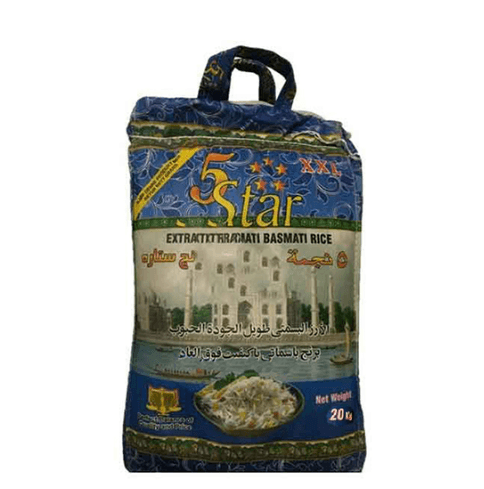 5 Star Basmati Ris 20kg