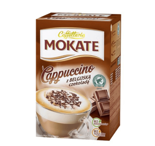 Mokate Cappuccino Belgisk Choco 20gr X 8