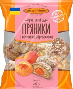 Kyiv Hlib gingerbread "Apricot" 360 g - Ukraina -