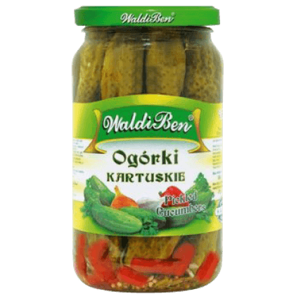 Waldiben Ogorki Kartuskie Waldiego 8*840g stk