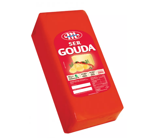 YELLOW GOUDA CHEESE OK 3.2KG MLEKOVITA