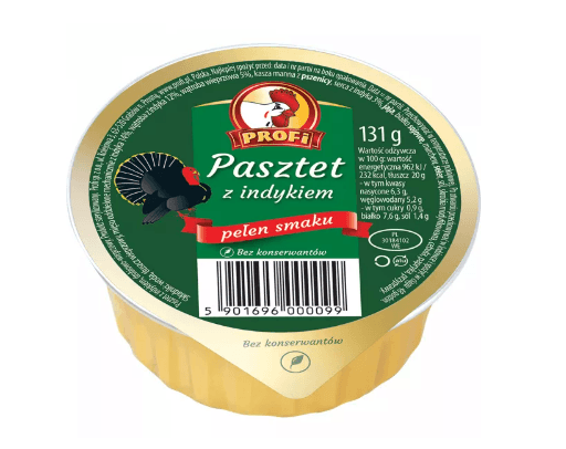 PASZTET Z INDYKIEM 131G PROFI