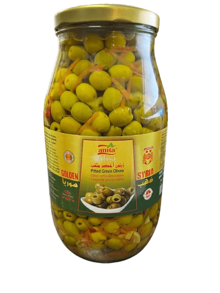  Anita Golden Syria Pitted Green Olives 2750g