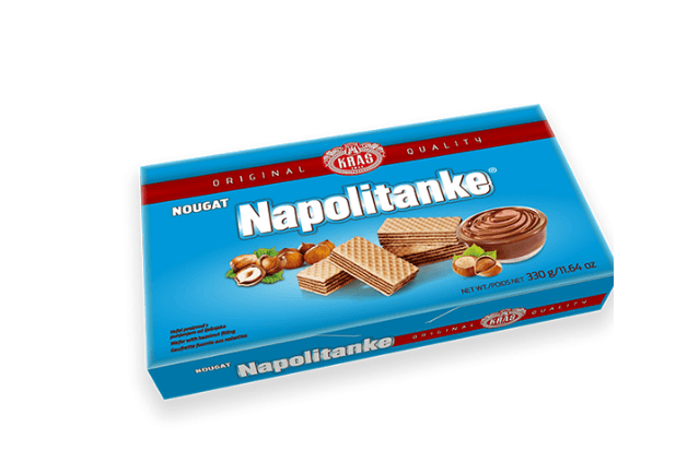 Napolitanke Nougat 327gr