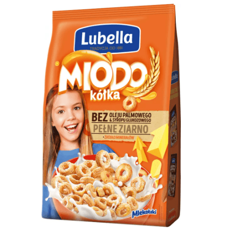 Lubella Platki Mlekolaki Miodo Kolka 500g Maspex