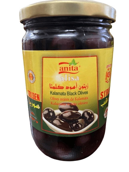  Anita Golden Syria Kalamata Black Olives 640g