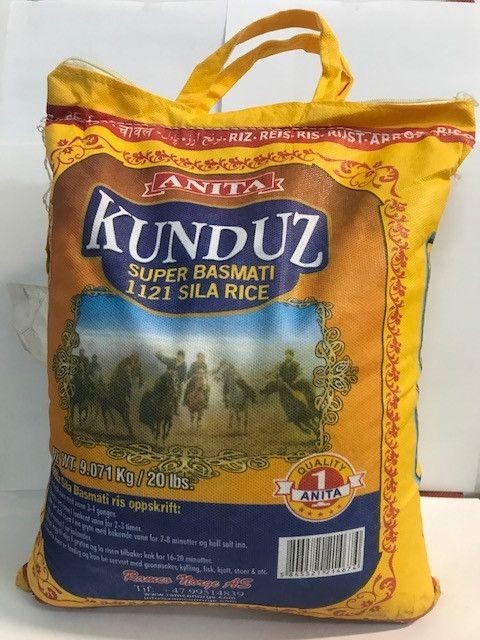 Anita Kunduz Basmati Rice 5kg