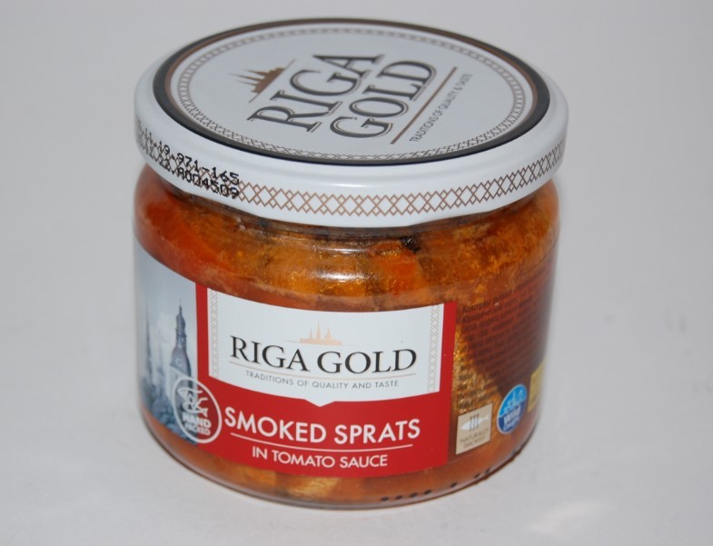 SARDINER RIGA GOLD I TOMAT SAUS 250G