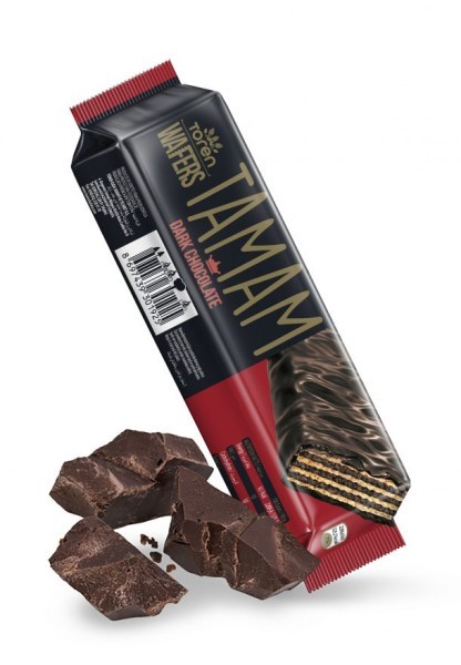 TAMAM WAFERS DARK CHOCOLATE 42 g 24 stk