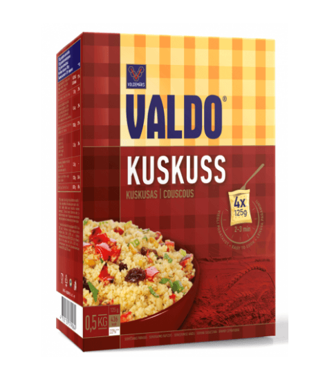 Kuskuss Valdo Boil in Bag 125gx4