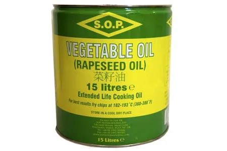 SOP Vegetable (Rapeseed) oil 15L