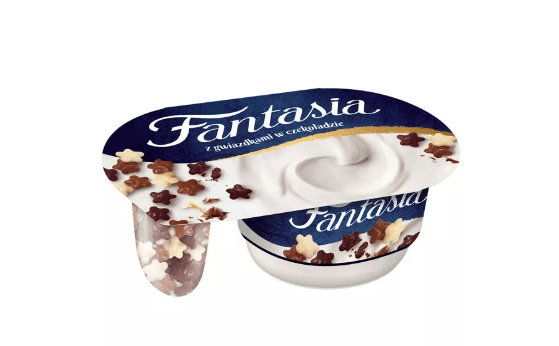 FANTASIA YOGURT WITH STARS IN CHOCOLATE 102G DANONE