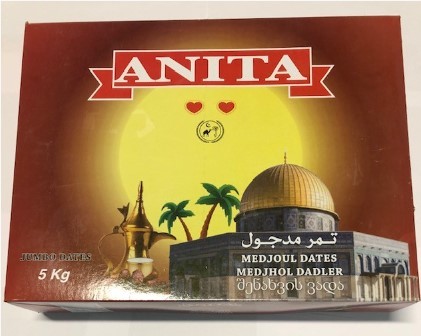 Anita Medjoul Dates Classic - Red  5kg.