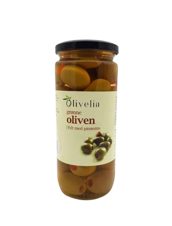 Olivelia Oliven m/paprika 0.5L