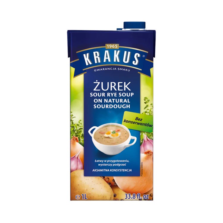 901 Krakus Polsk Sour Rye Soup / Sur Rug Suppe 1,5L