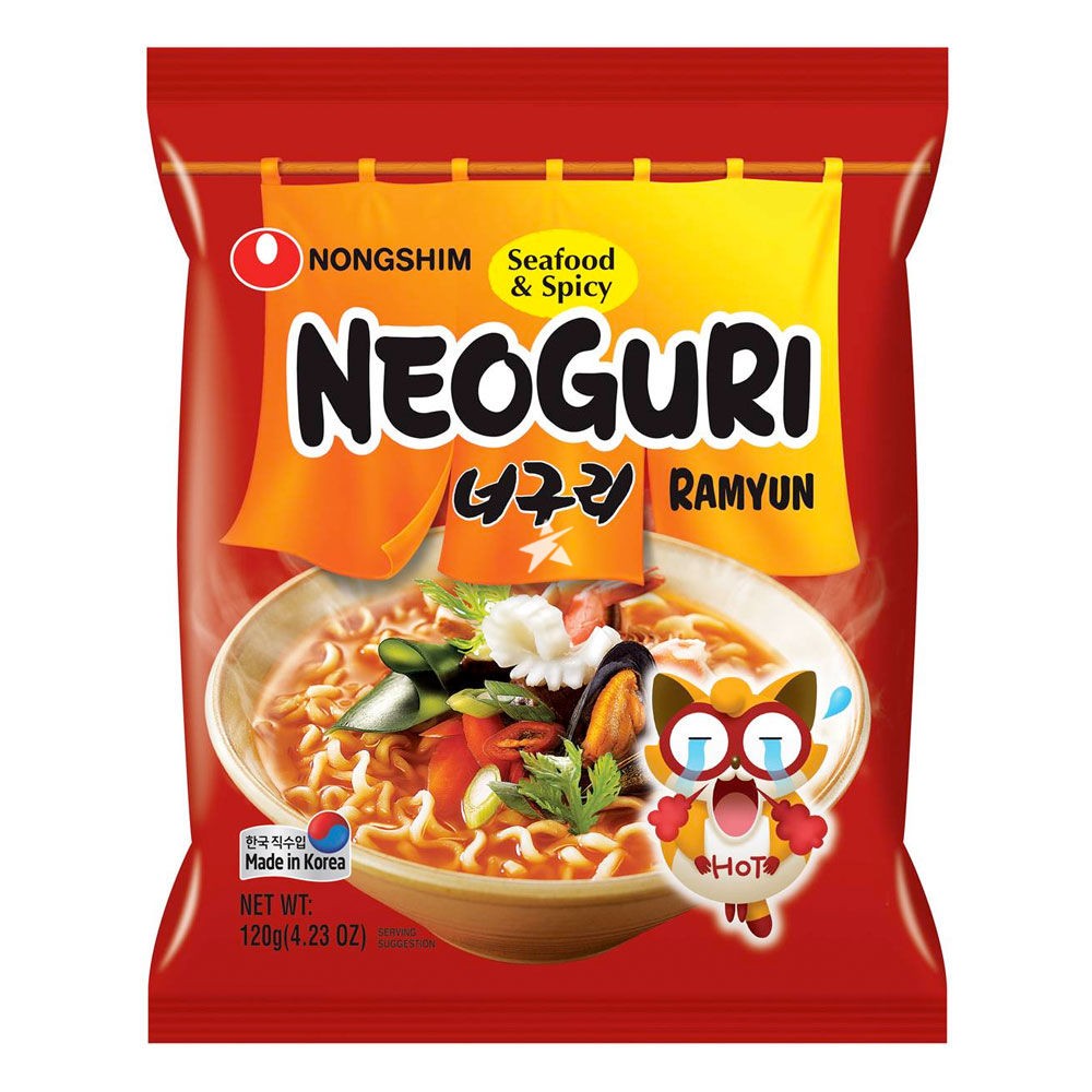 NONGSHIM Neoguri ramyun seafood & spicy 120 g