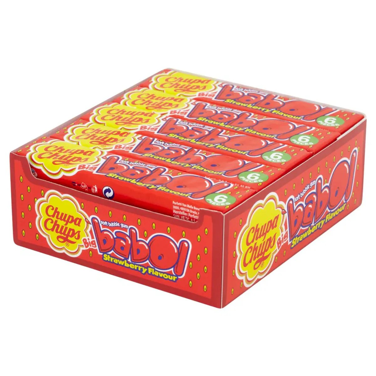 Chupa Chups Babol Gum Strawberry 27.6g