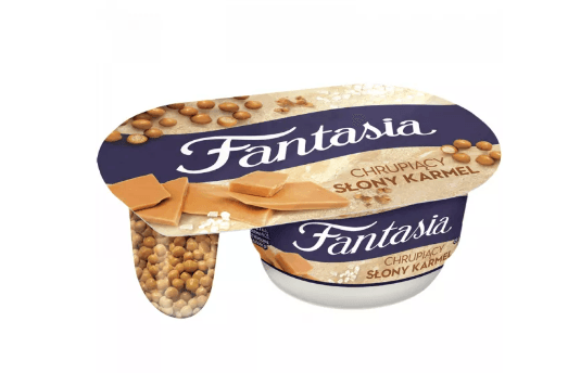 FANTASIA YOGURT CRISPY SALTED CARAMEL 99G DANONE