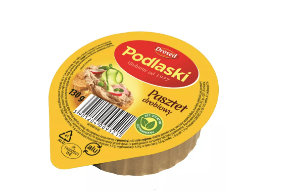 PODLASKI PASZTET DROBIOWY 130G DROSED