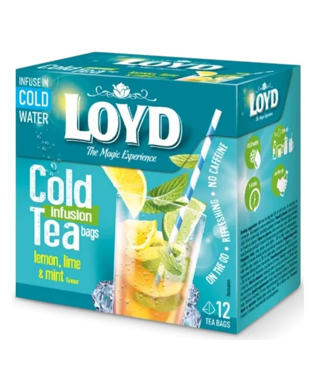 Mokate Loyd Tea Exp Cold Tea Lemon and Lime With Mint 12x2,5g