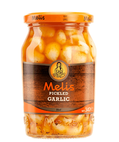 Melis Hot Pickled Garlic 370ml