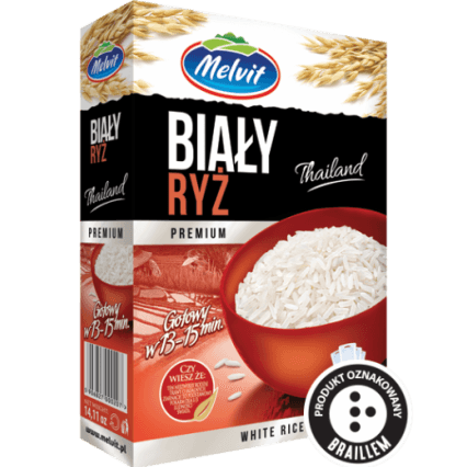 Melvit Ris Bialy Hvit Ris 6*4*100g stk